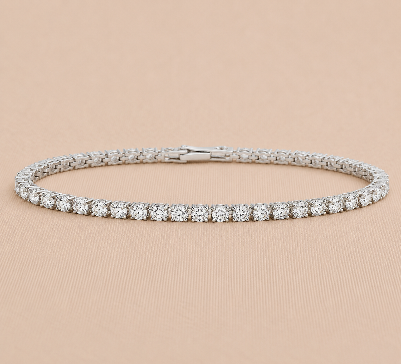 Lab Grown Diamond Tennis Bracelet 3.00ct – 9K White Gold