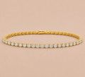 Lab Grown Diamond Tennis Bracelet 9.00ct – 9K Yellow Gold