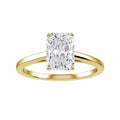 Radiant Lab-grown Diamond Bridal Ring — down